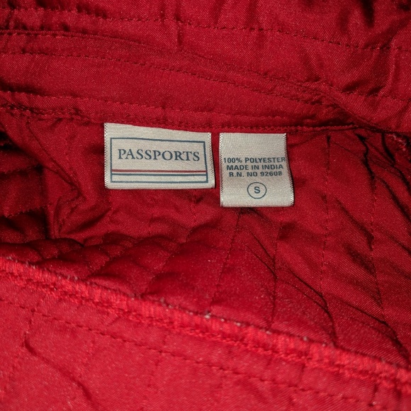 Passport Jackets & Coats Passports Red Quilted Jacket Poshmark
